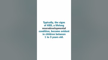 Signs of Autism Spectrum Disorder