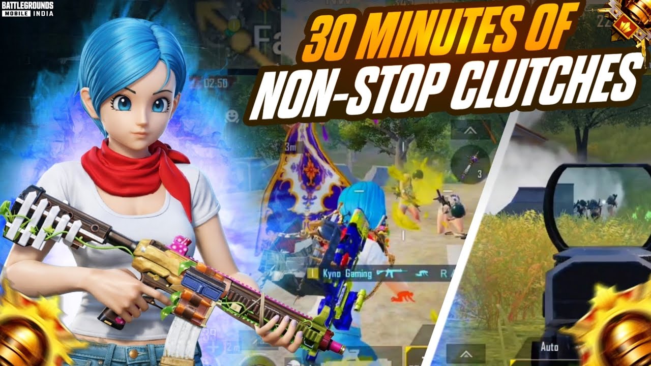 30 Mintues Of Non-Stop Clutches🔥 Intense Clutches In Top Ranking Conqueror Lobby🤯