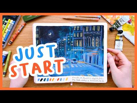 I Painted Every Day for a Week 🎨 A Joyful Sketchbook Experiment thumbnail