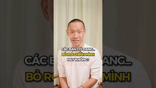 Bạn có bỏ rơi chính mình? #tlmqh #nguyenhuutri #ayp