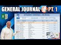 How To Create A Dynamic General Journal & Accounts Register In Excel