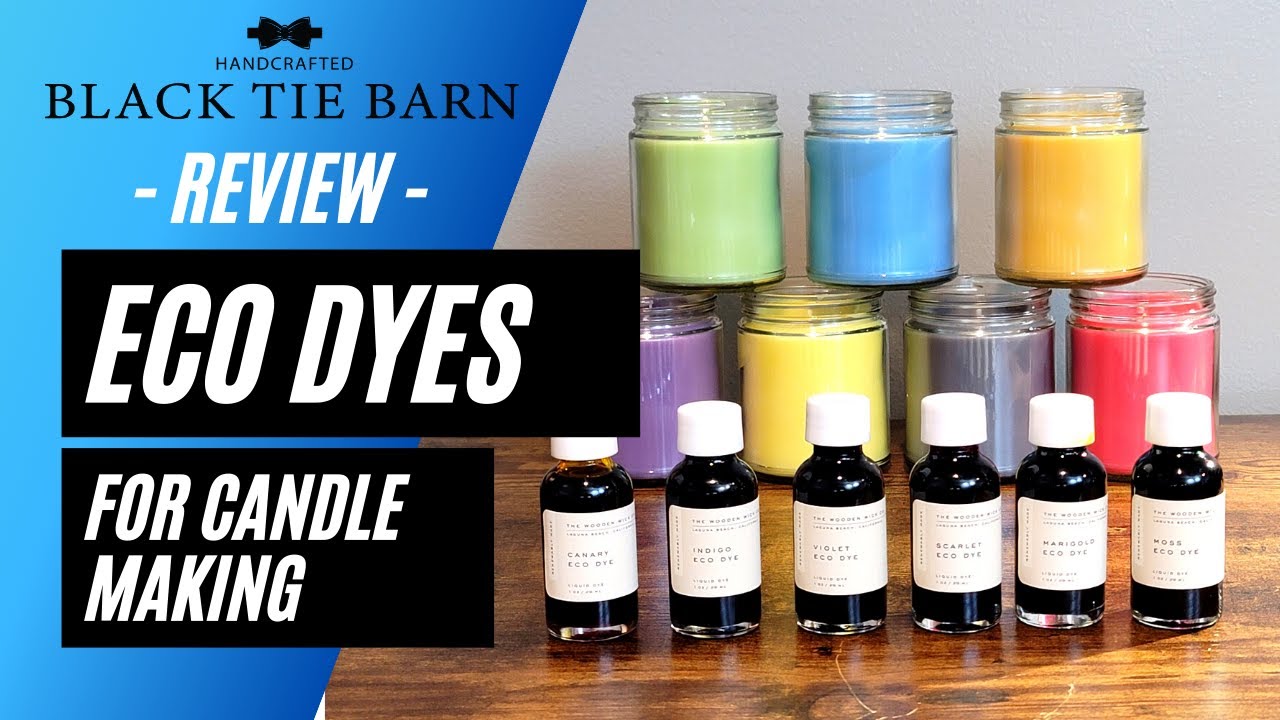 Candle Color Dye Review  ECO Dyes by The Wooden Wick Co 