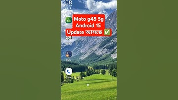 Android 15 ✅ Moto G45 5G Update #motog45 #android15 #unbar