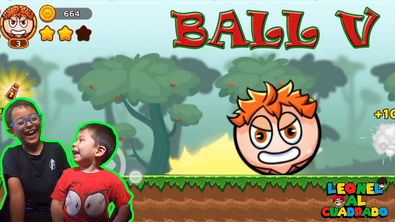 ¿BOLITA AZUL? BALL V | Niveles 1 - 5 | Juego Para Niños #newgame #redball