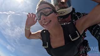 Aliyah Grant got the Feel The Freedom® experience at DZONE® Skydiving - Boise