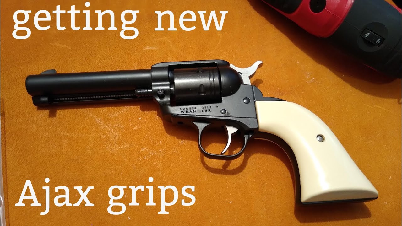 Ruger wrangler getting new Ajax Ivory grips