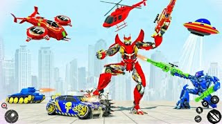 🤖Dino Robot car Game:Flying🤖 Robot Transforming Game🚘🤖 screenshot 5