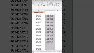 3 ways to add country code in excel #excel #microsoftoffice #dataanlysis #facts #greenscreen