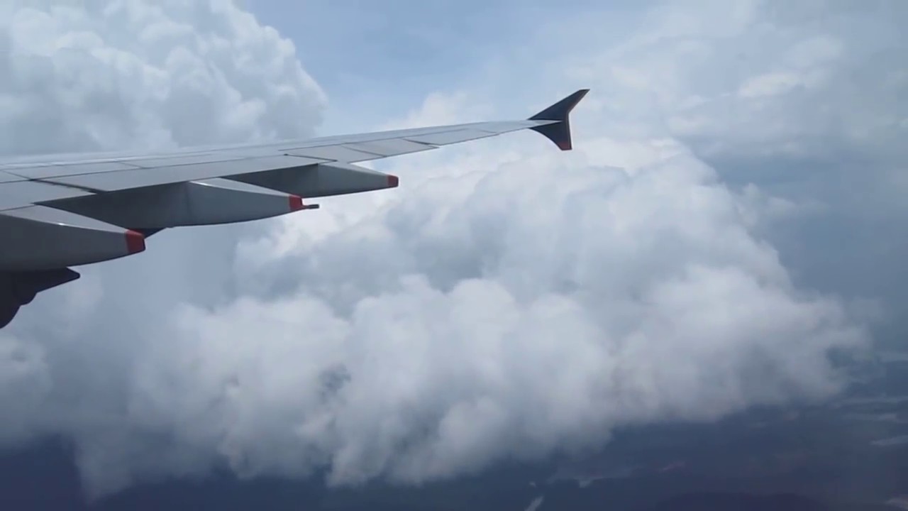 Singapore Airlines A380 take off cabin view,