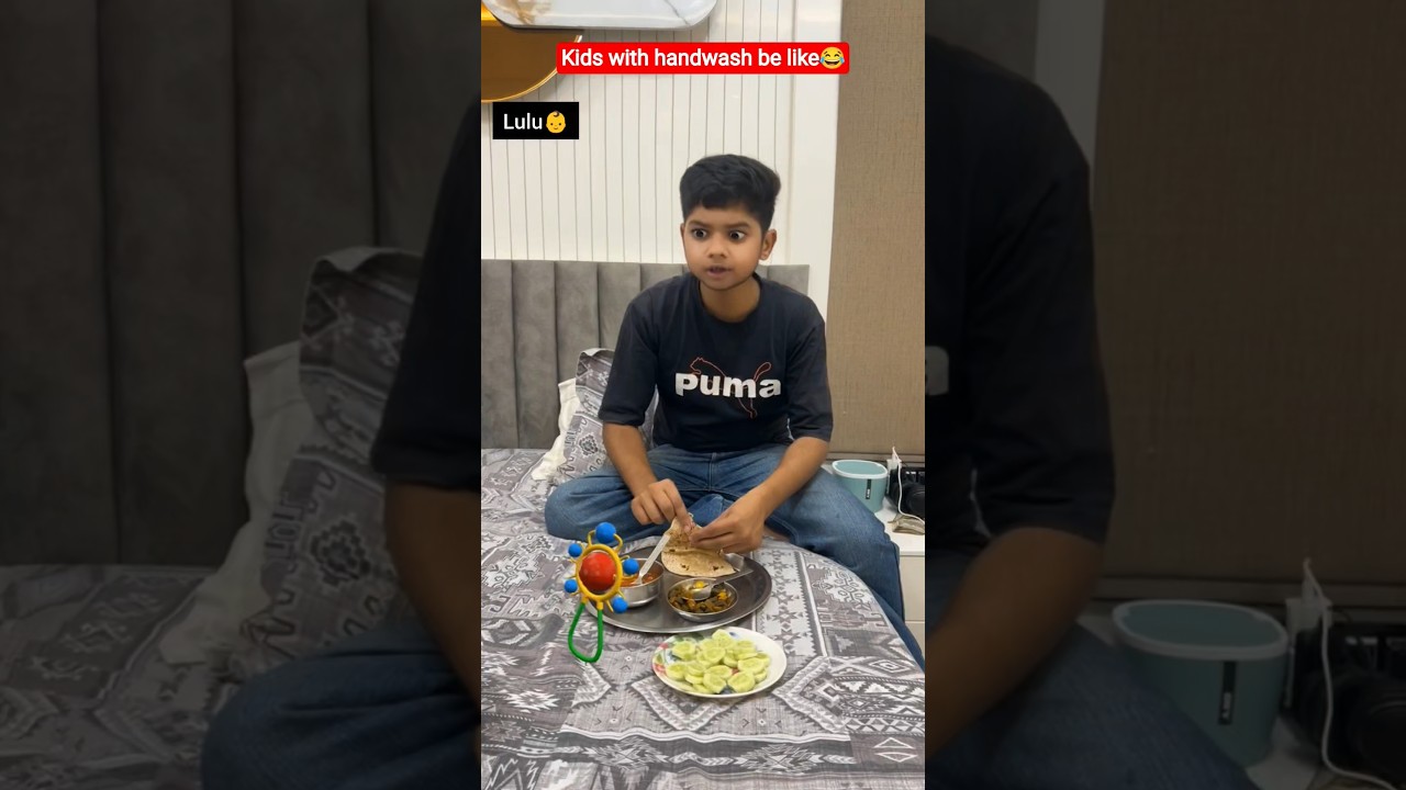 Bache aur handwash😂🔥 