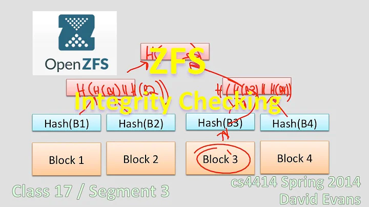 ZFS: Integrity Checking