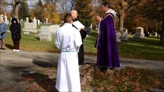Prayer Service at St  Francis Cemetery