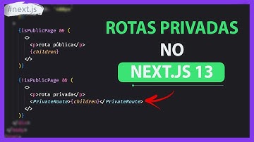 A FORMA CORRETA DE CRIAR ROTAS PRIVADAS NO NEXT.JS 13 - Nova pasta pasta app!