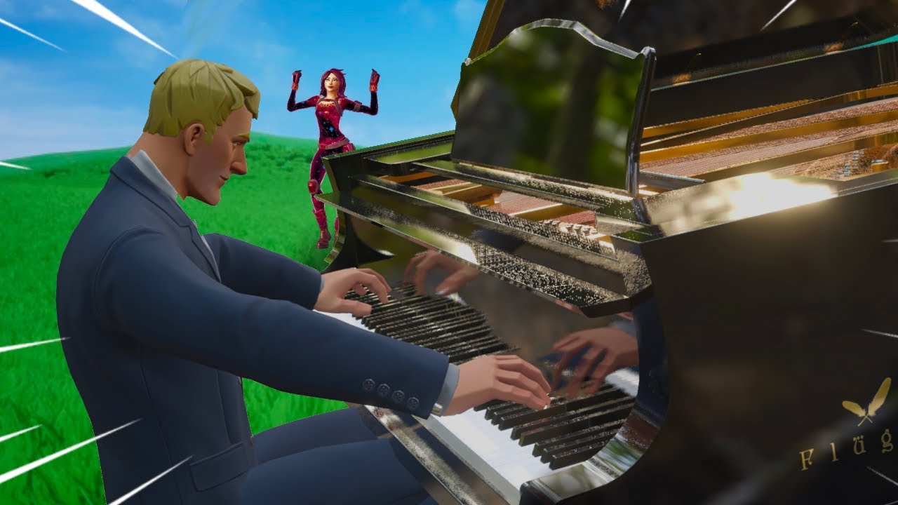 PIANO man on Fortnite! ft. thelittlestsnail