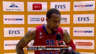 Player of the Game: Sonny Weems, CSKA Moskow