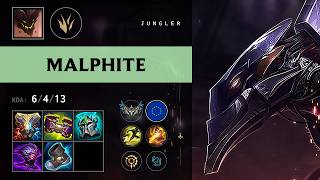 Malphite Jungle vs Zed - EUNE Challenger Patch 26.15