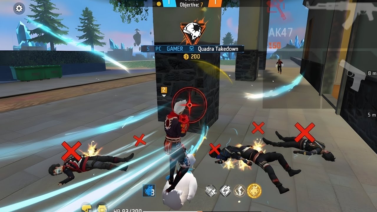 SUPER FAST QUADRA KILL | SUPER FAST ACE KILL WITH All GUN GUN || FASTEST ACE KILL IN FREE FIRE | 