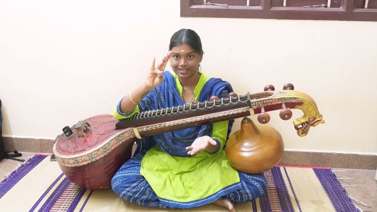 100 Days Free Online Veena Class | Episode 87 | Ninnukori Varnam Veena Tutorials | Mohana Varnam