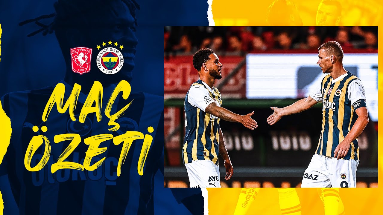 MAÇ ÖZETİ: Twente 0-1 Fenerbahçe | UEFA Konferans Ligi Play-Off Turu