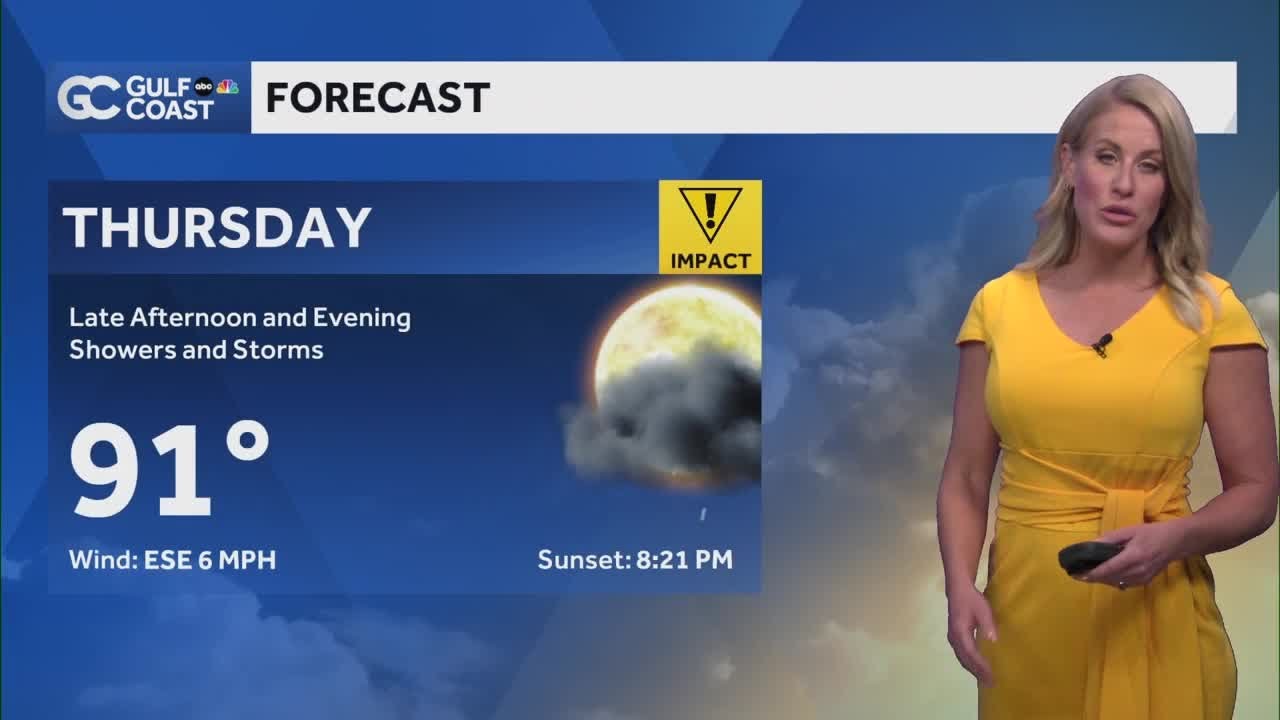 Forecast: Late afternoon and evening storms on Thursday - YouTube