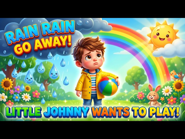 Rain Rain Go Away ☔ | Cute Nursery Rhyme for Kids - YouTube