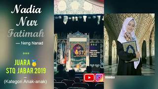 Download Lagu Nadia Nur Fatimah (Nanad) Terbaik 1 STQH JABAR 2019 Kategori Anak-anak MP3