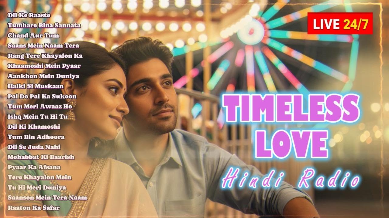 🔴 LIVE 24/7 – Bollywood Romantic Songs for Long Drive 🚗 Hindi Radio