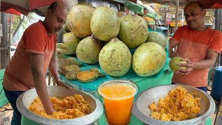 Hand Made Healthy Wood Apple Juice At Kolkata । Price ₹ 10/- Only । Indian Street Food