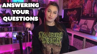 Q & A Video⎮Recording my album, future metal shows and my fav genres