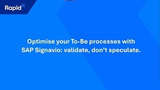 Optimise your To-Be Processes with SAP Signavio