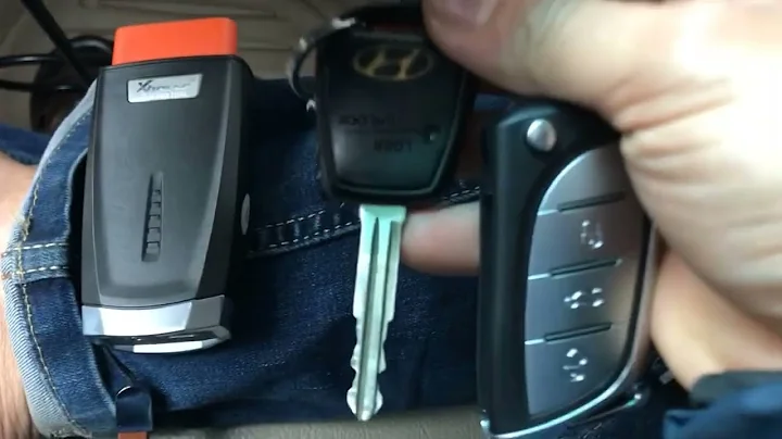 Program remote Hyundai i10 2009 by Key Tool Max and ODB mini