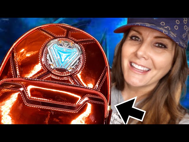 iron man 15th anniversary cosplay mini backpack Loungefly Marvel this metallic backpack highlights the details of Iron Mans armor 15th Anniversary Iron Man Cosplay