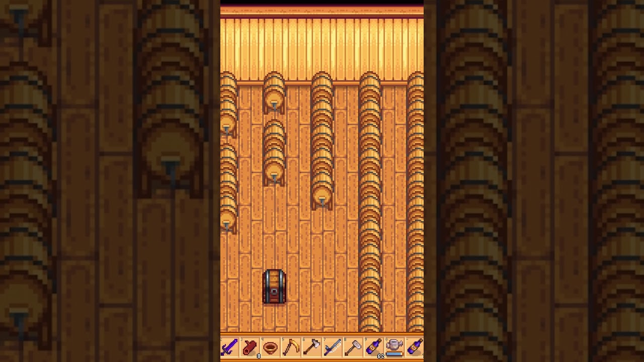 Harvest Wine Strawberry Stardew Valley keg Shorts YouTube
