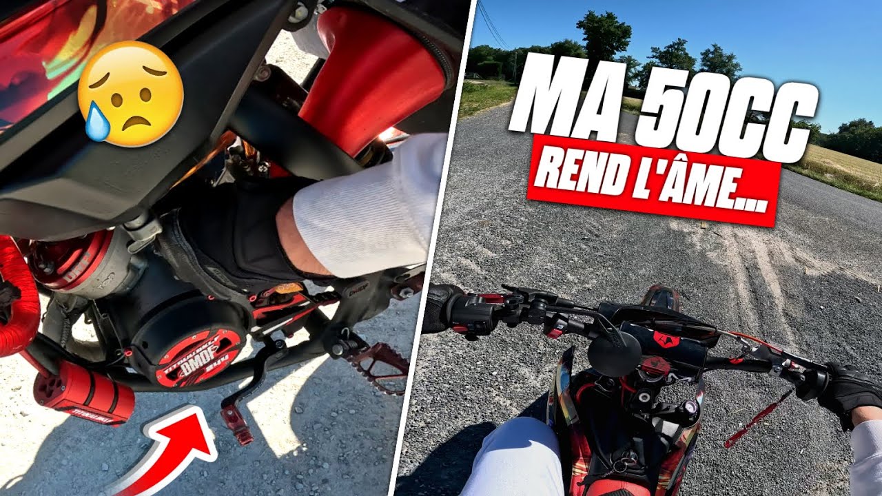 JE TOMBE EN PANNE EN 50CC KITÉ 🤬