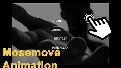 Mousemove Animation with Javascript (Part 1)