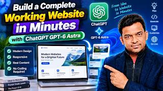 ChatGPT GPT-6 Astra Can Build a Complete Working Website in Minutes | GPT-6 Astra Website Tutorial