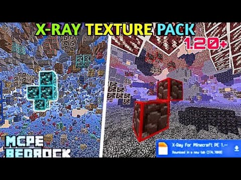 X-RAY TEXTURE PACK 1.21 MCPE/BEDROCK 👁️|| X-Ray VISION CLEAR Mod For ...