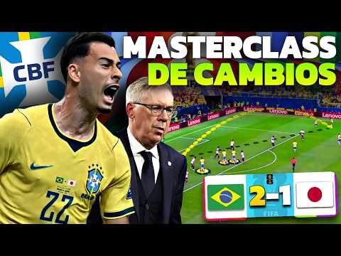 Ancelotti is a genius | Brazil 2 Japan 1 Analysis and Highlights
