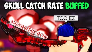 NOT losing my sanity getting the NECROTIC ROD in fisch... screenshot 5