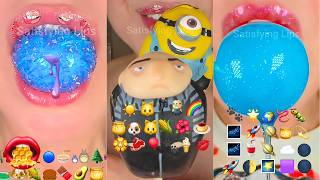 ASMR Satisfying  Eating Emoji Food Challenge With BGM screenshot 4