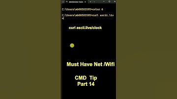 curl ascii live clock #ascii.live,ascii.live/rick #curl #shortvideo #curlshot #trickshots #windows
