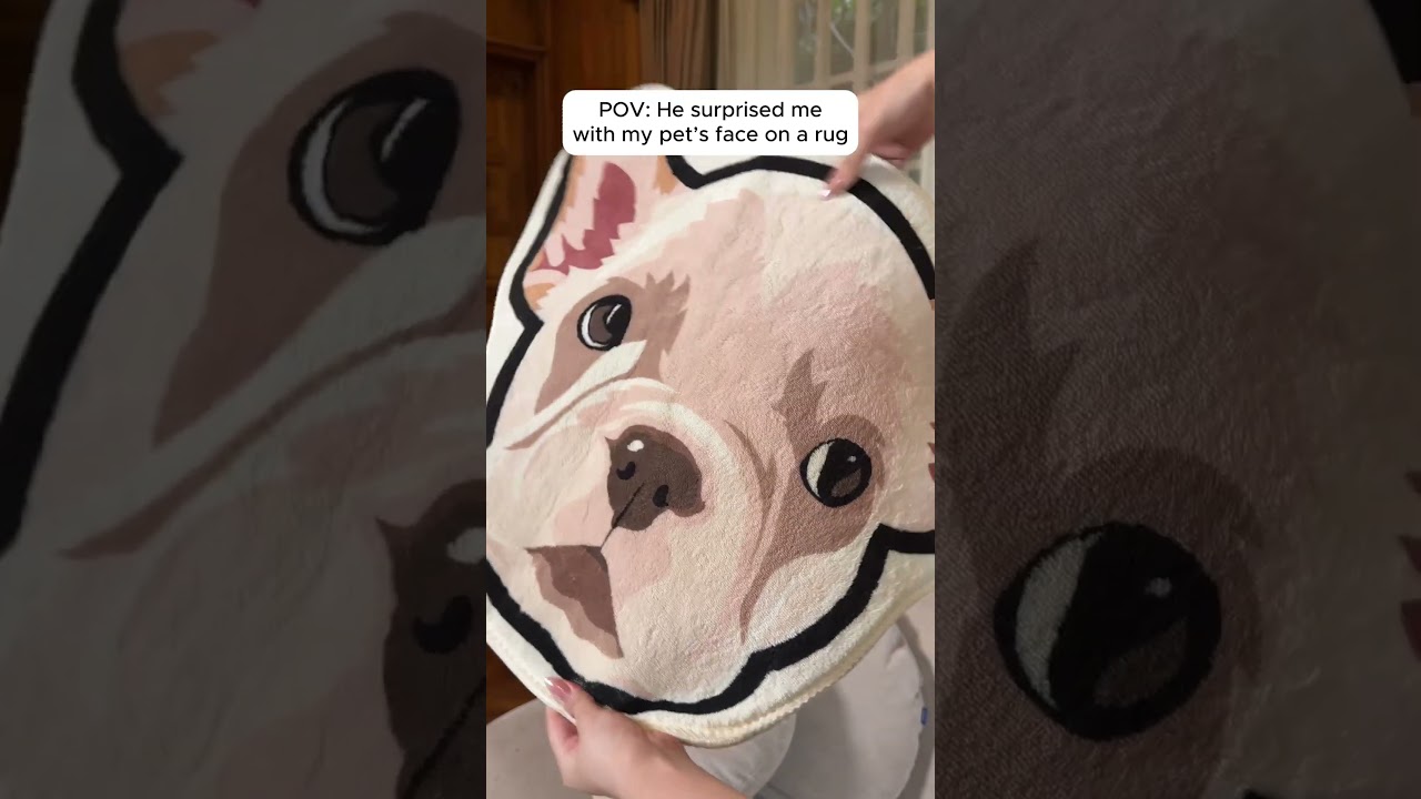 Custom Pet Portrait Rug
