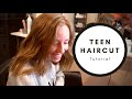 HOW TO CUT YOUR TEENS HAIR - teen haircut for girls tutorial - easy straight haircut