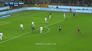Inter Milan vs. Atalanta 2 - 0