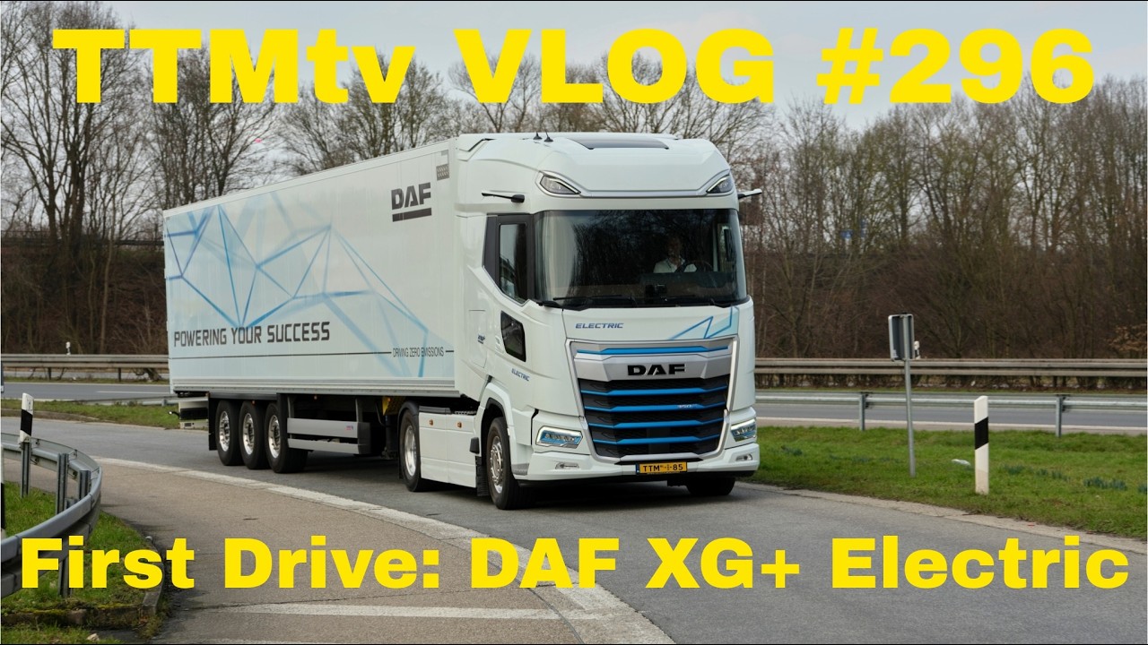 TTMtv VLOG #296 - First Drive: DAF XG+ Electric