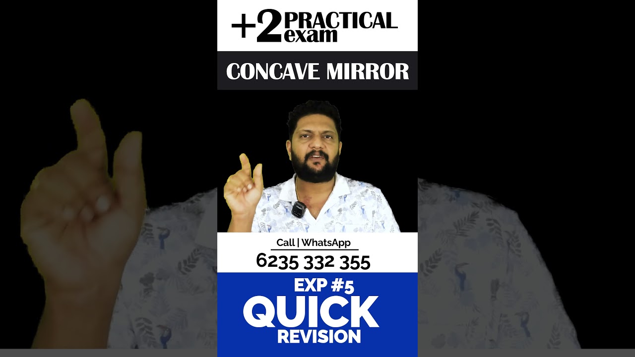 Plus Two | Practical Lab | Physics | Quick Revision | Concave Mirror | 
