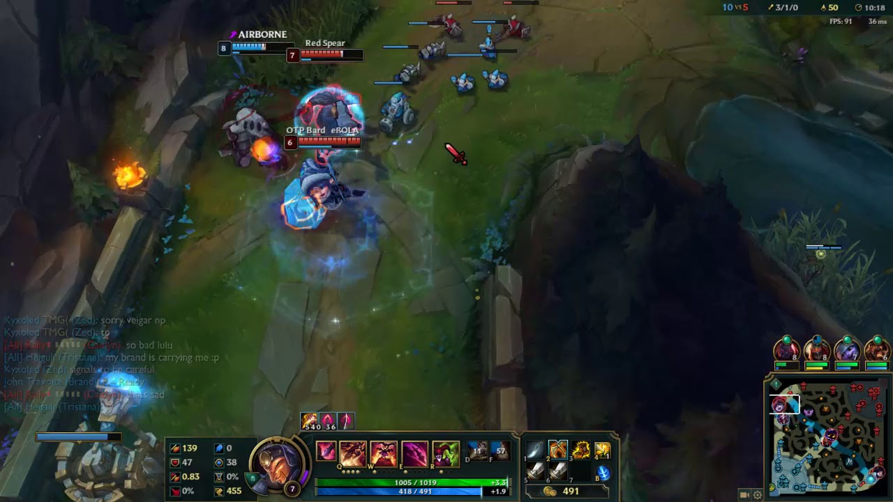 [kda 12/8/10] Shaco vs Hecarim Jungler Ranked Season 8 Patch 8.4