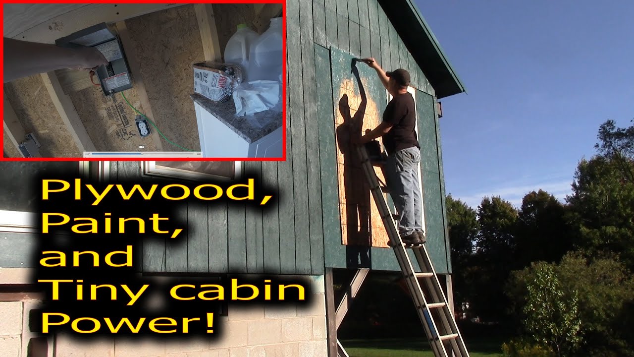 Off Grid Cabin Upgrades: 30 Amp Power, Plywood Fixes & Winter Prep | Mad River Outdoors E17