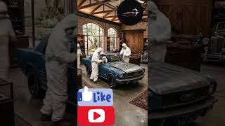 This is 1965 Ford Mustang Coupe #viralvideo#automobile#repair#carrestoration