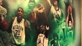 Spartan basketball locker hall